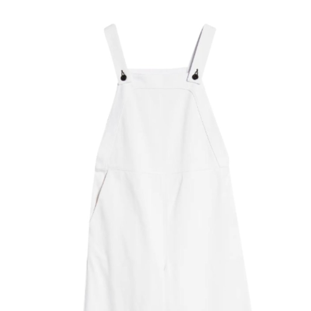 ASKK NY Lazy Jack Denim Overalls - Ivory